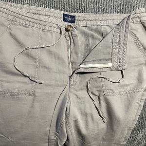 American Eagle Tie Front Pants